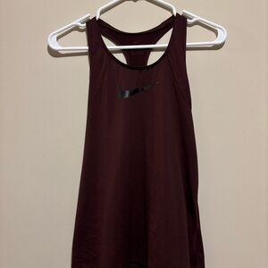 Nike Women's Maroon Tank Top